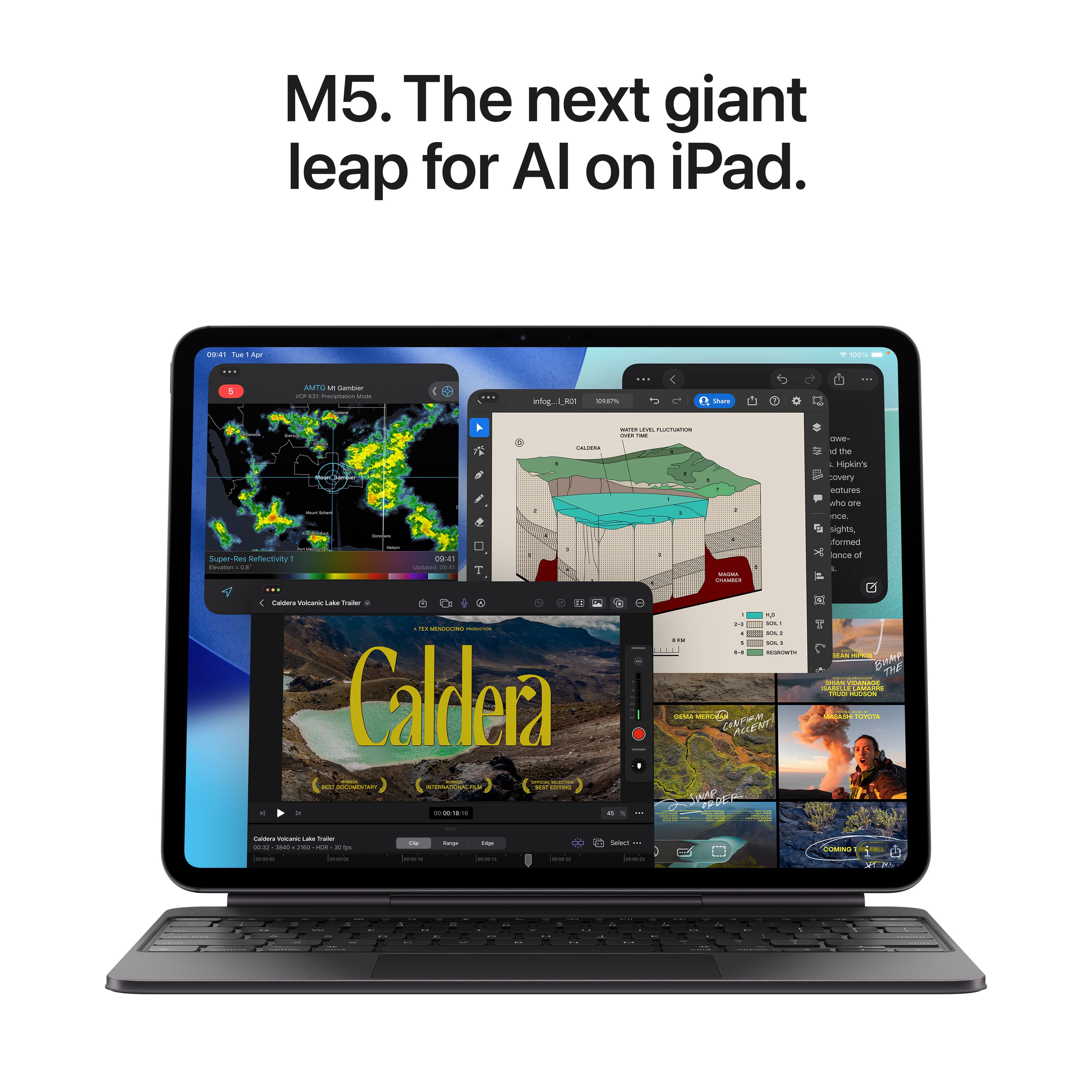 iPad Pro 13" 2TB Wifi + Cellular 10-Core 10-Core M5 - Silver image 4