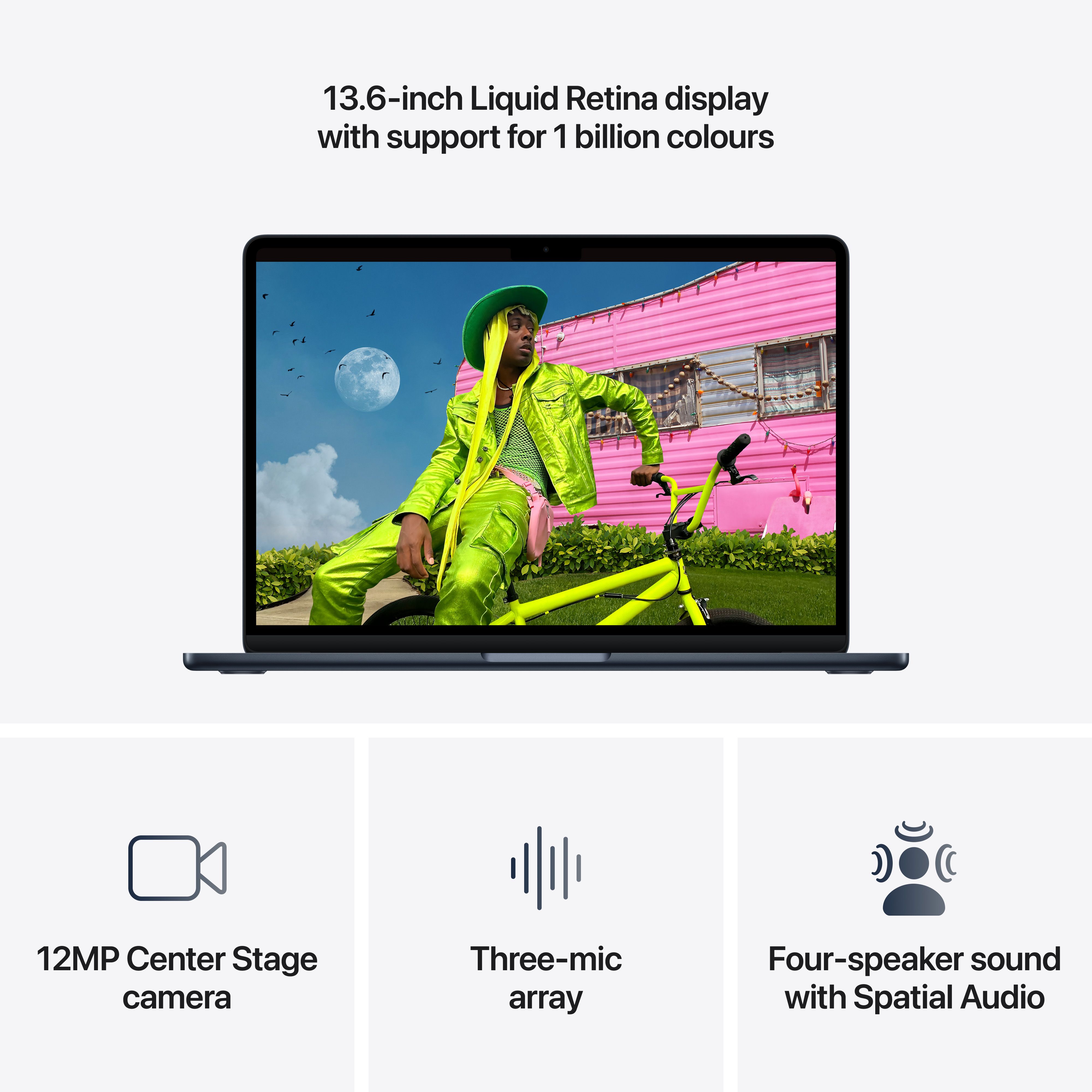 MacBook Air 13" 10-Core CPU 10-Core GPU M5 32GB 512GB - Midnight image 5
