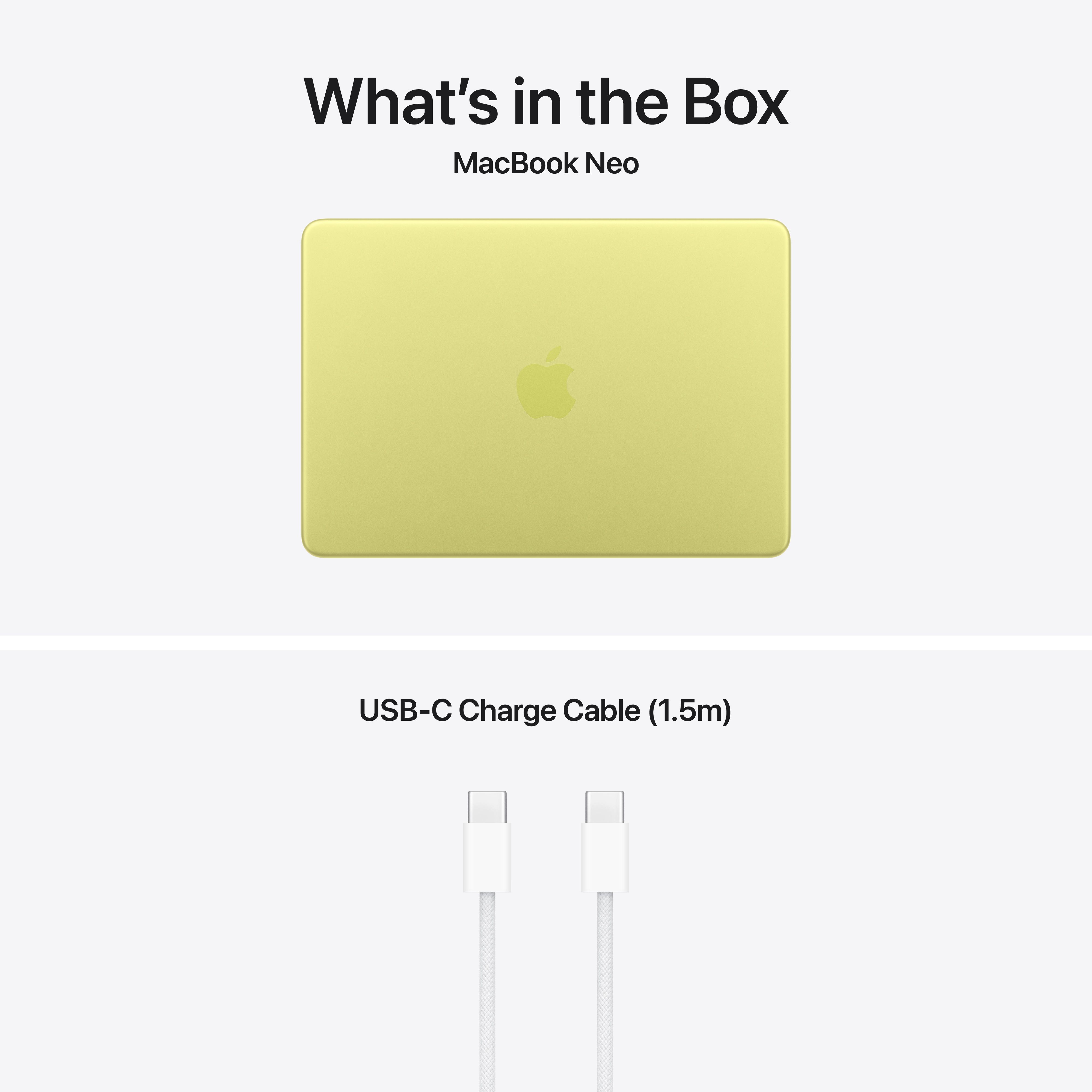 MacBook Neo 13" A18 Pro 6-Core CPU 5-Core GPU 8GB 256GB - Citrus image 10