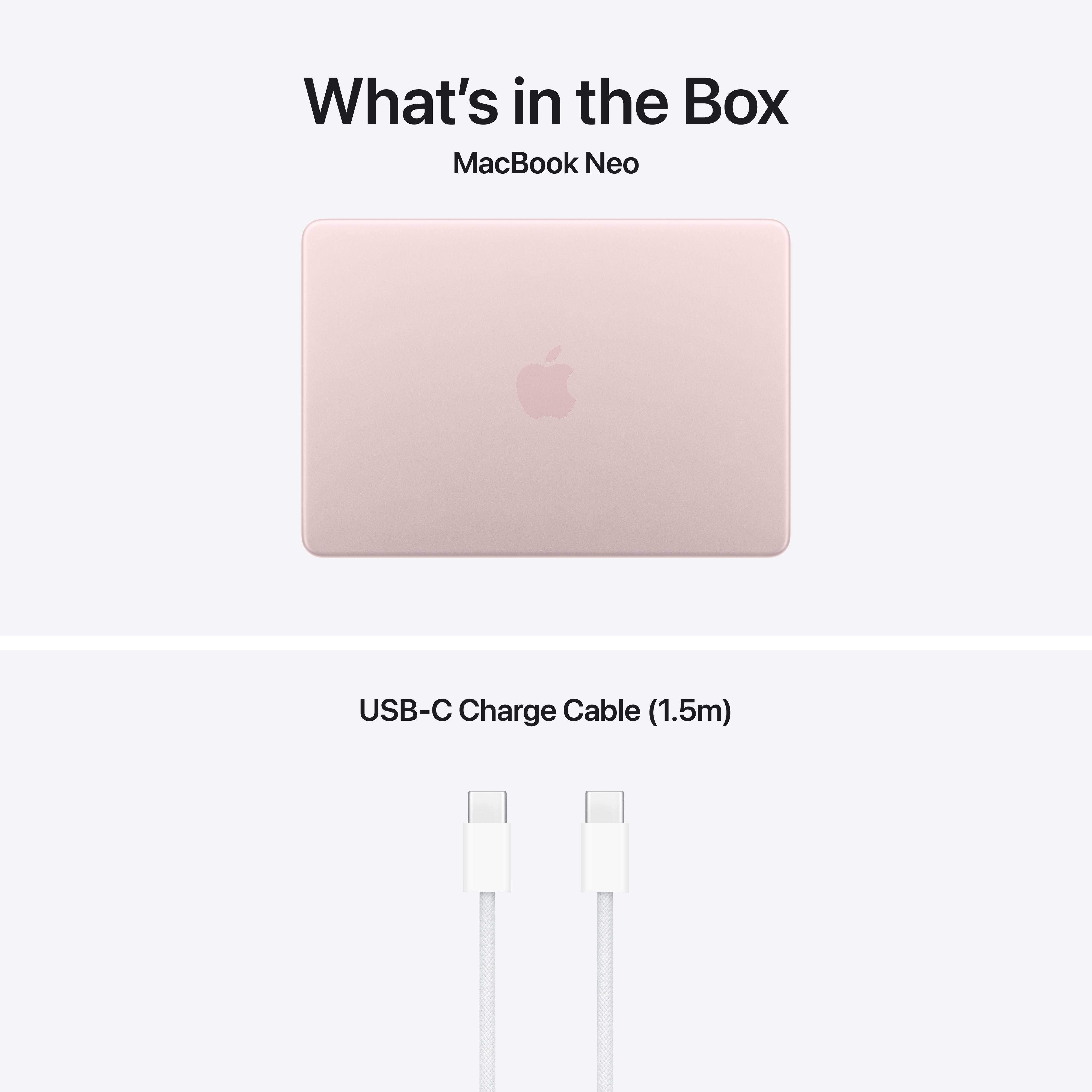 MacBook Neo 13" A18 Pro 6-Core CPU 5-Core GPU 8GB 512GB Touch ID Blush image 10