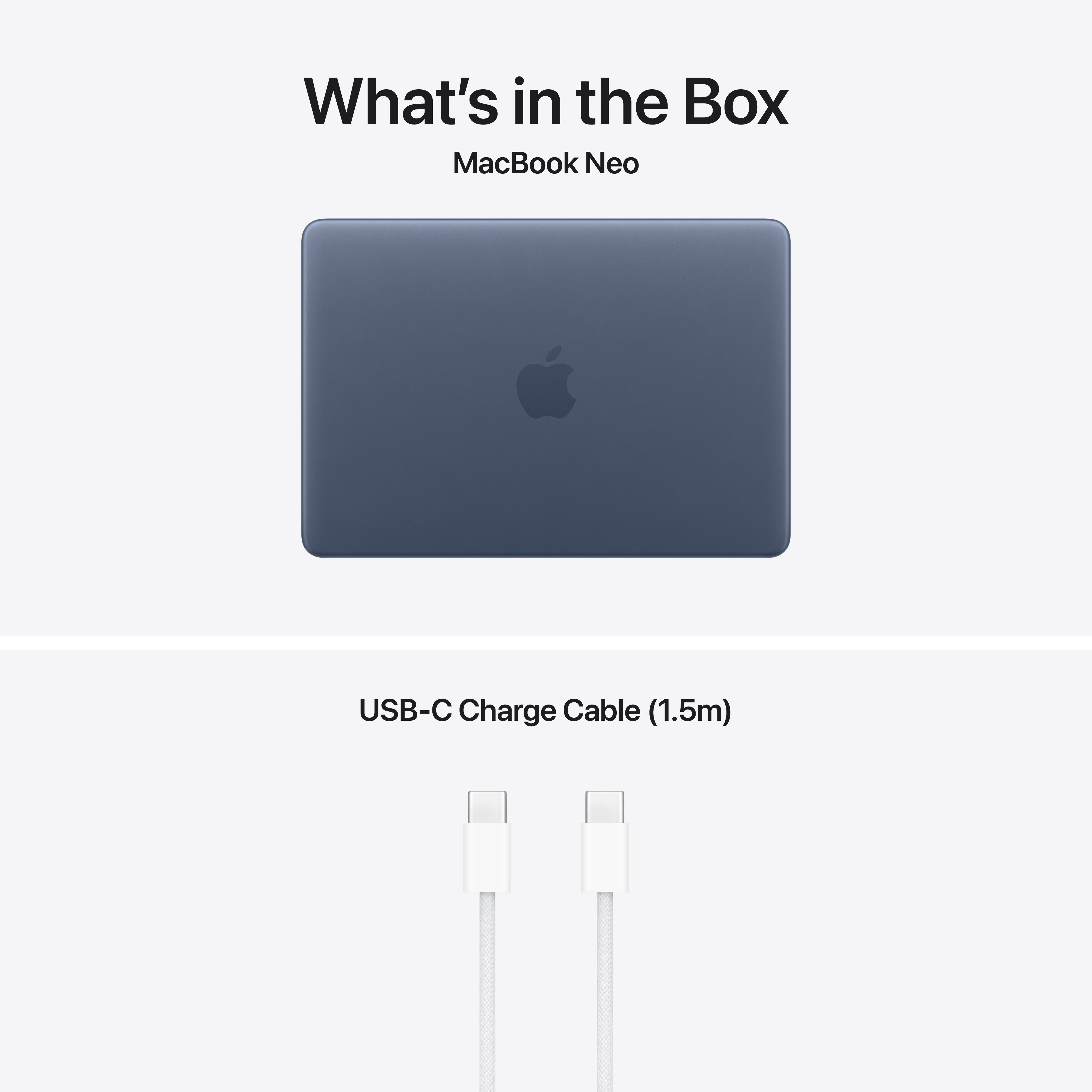 MacBook Neo 13" A18 Pro 6-Core CPU 5-Core GPU 8GB 512GB TouchID Indigo image 10