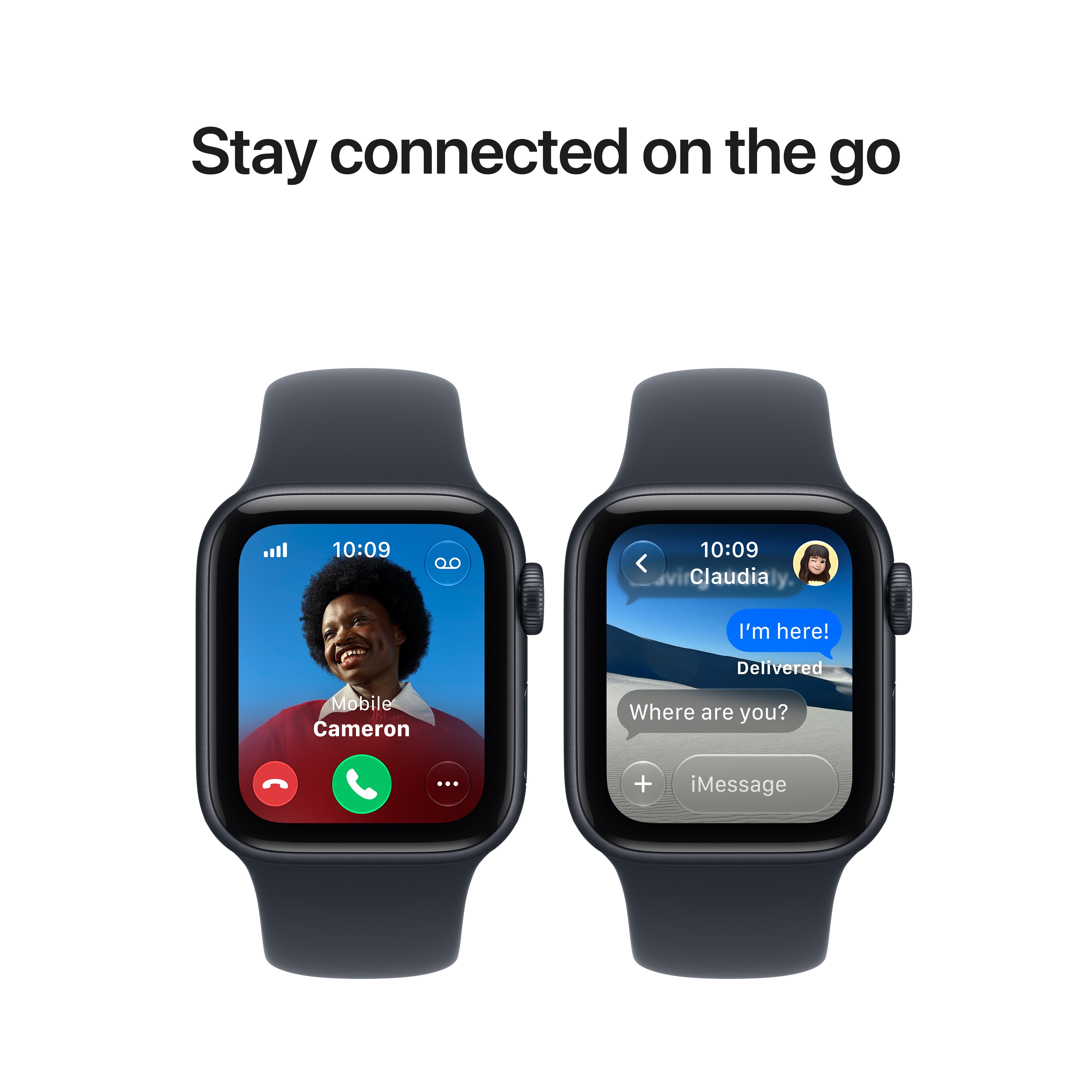 Apple Watch SE 3 GPS + Cellular 40mm Midnight Aluminium Case M/L image 6