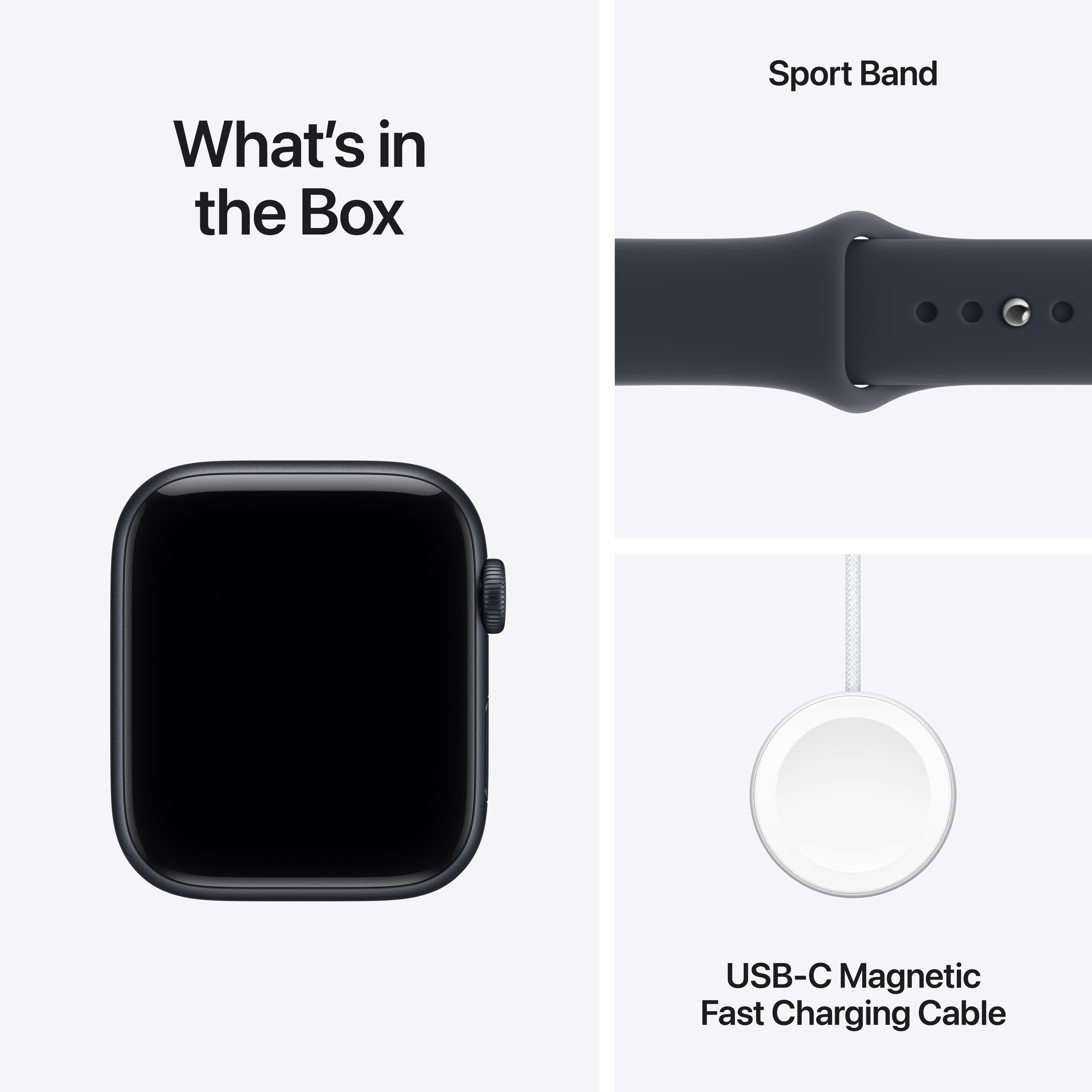 Apple Watch SE 3 GPS + Cellular 44mm Midnight Aluminium Case S/M image 8