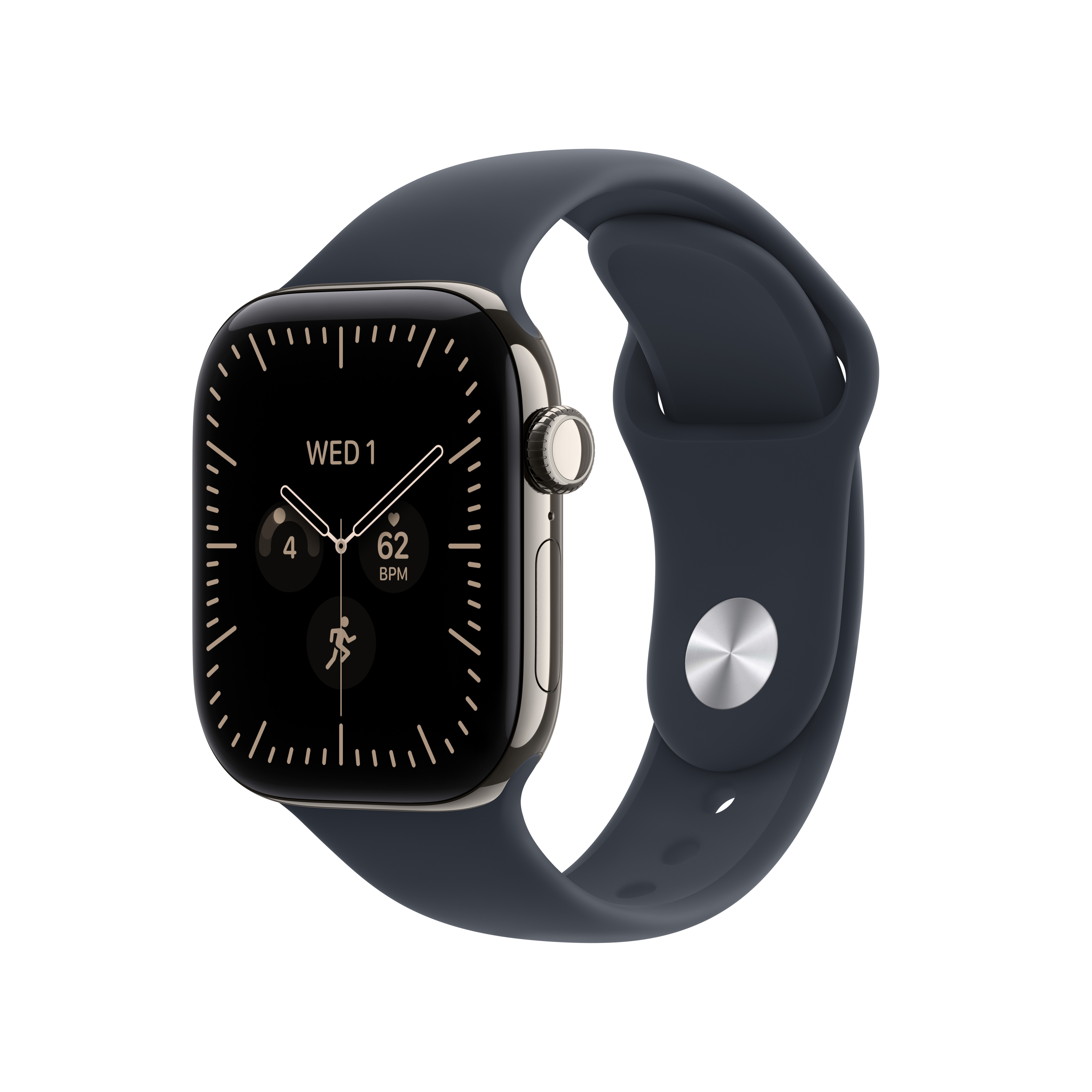 Apple Watch Series 12 GPS + Cellular 42mm Natural Titanium Case S/M image 1