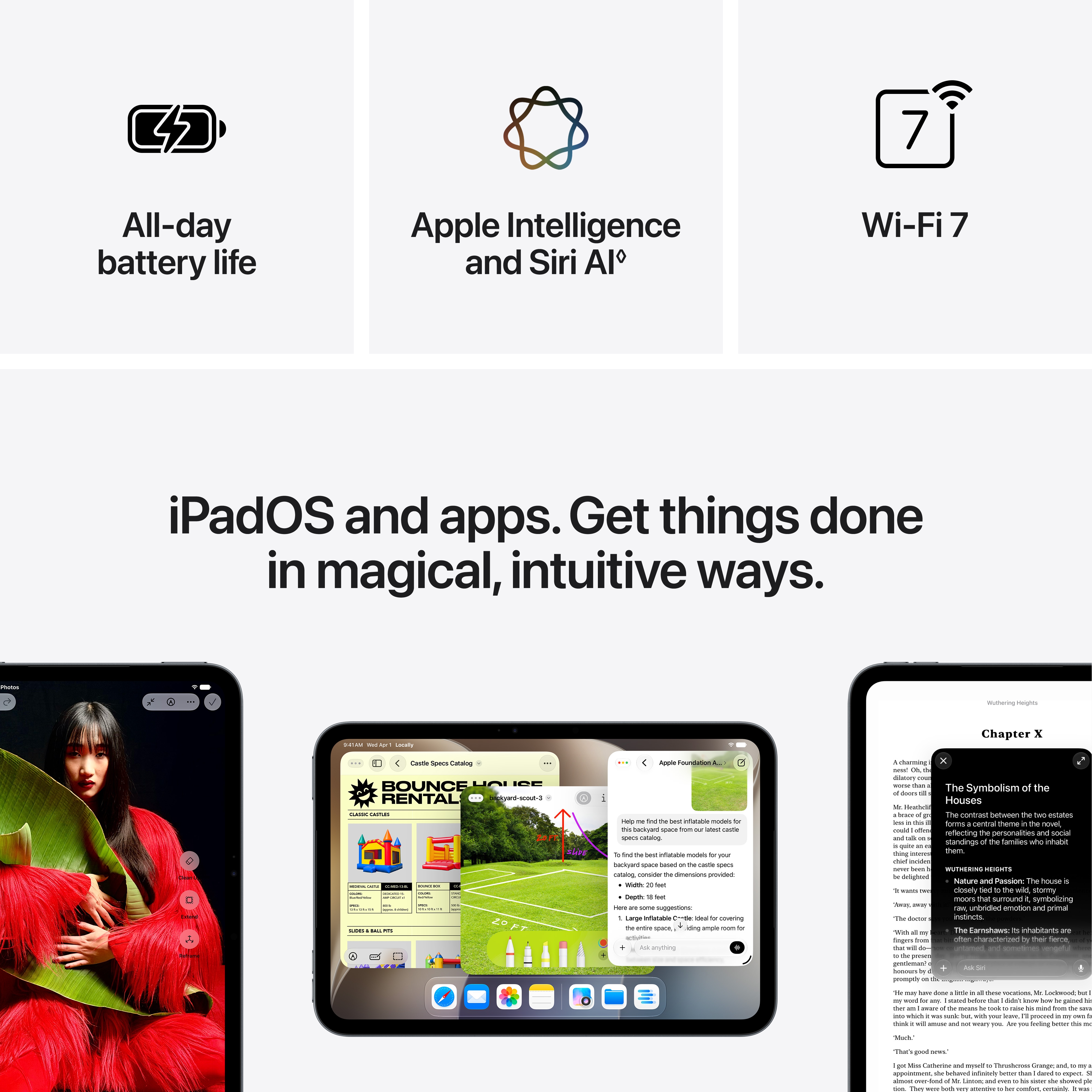 iPad mini 512GB 5C CPU 7C GPU Wi-Fi Nano-Texture - Midnight image 8