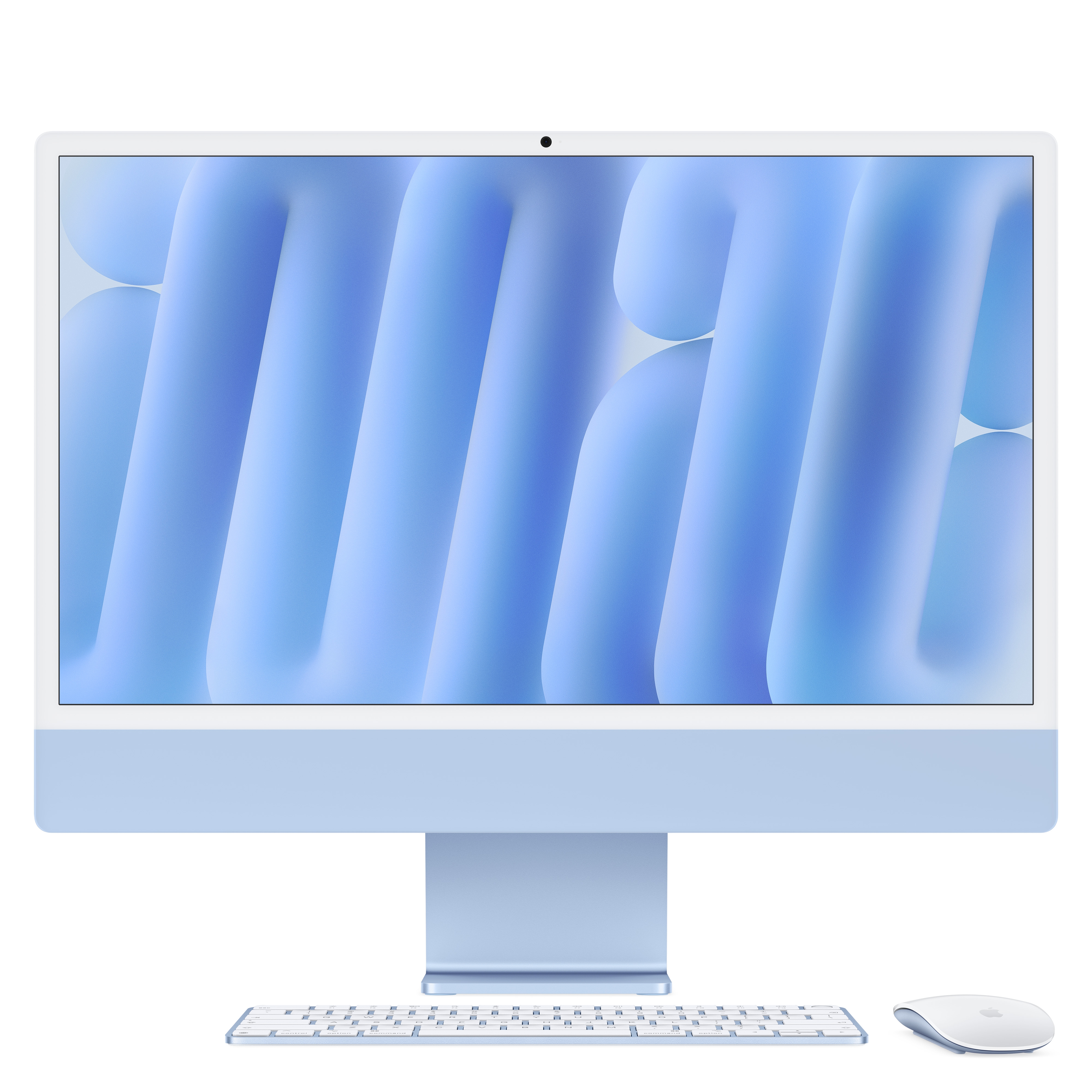 iMac 24" 4.5K M6 10C CPU 10C GPU 16GB 512GB 2.5GB Ethernet - Blue image 1