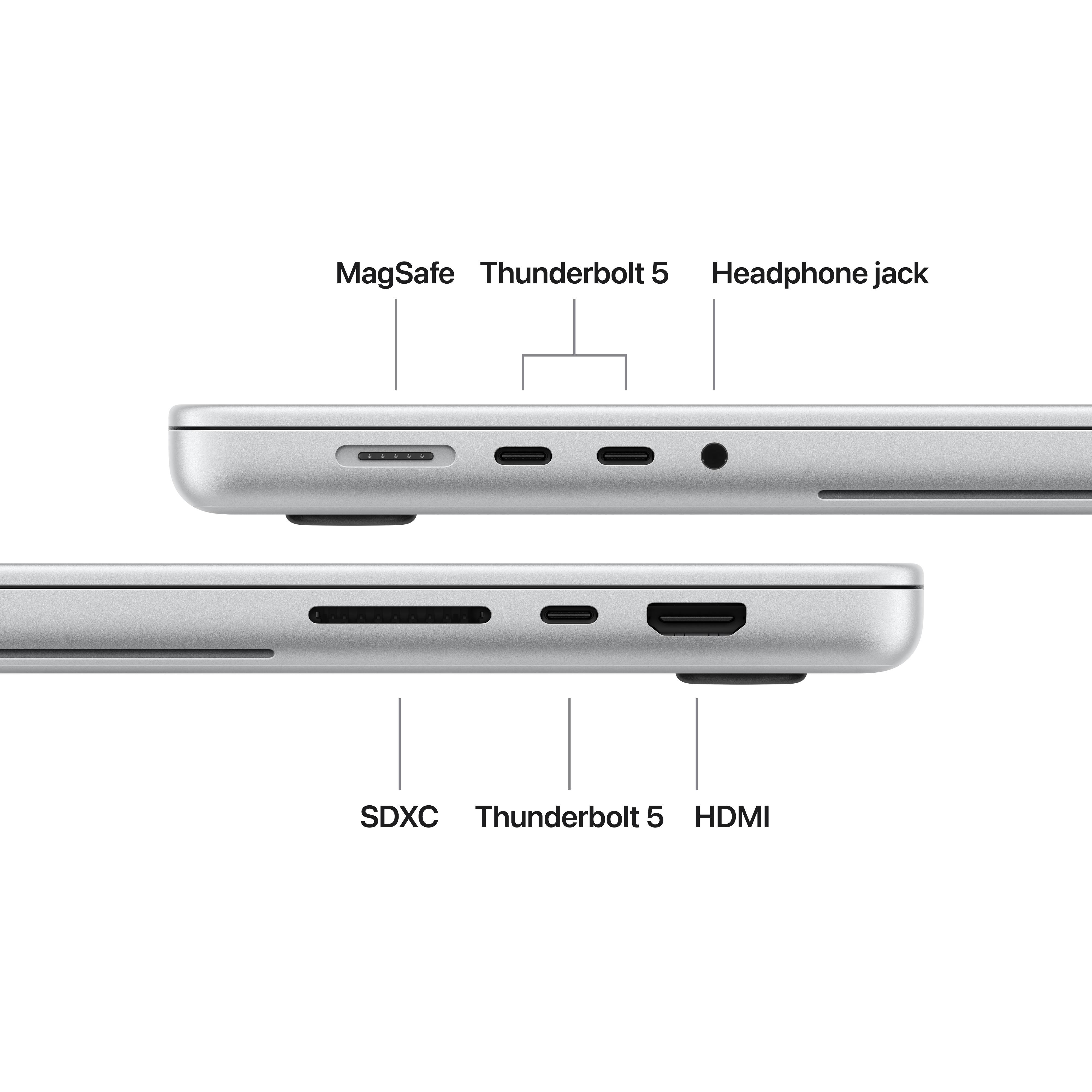 MacBook Pro 16" 18C CPU 40C GPU M5 Max 48GB 16TB PROLED - Silver image 7